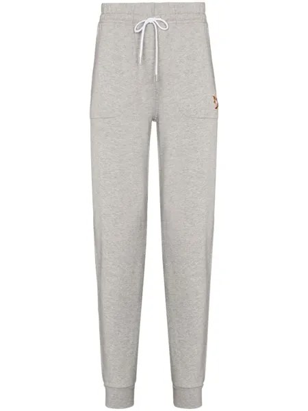 Зауженные спортивные брюки Chillax Fox Maison Kitsuné, серый