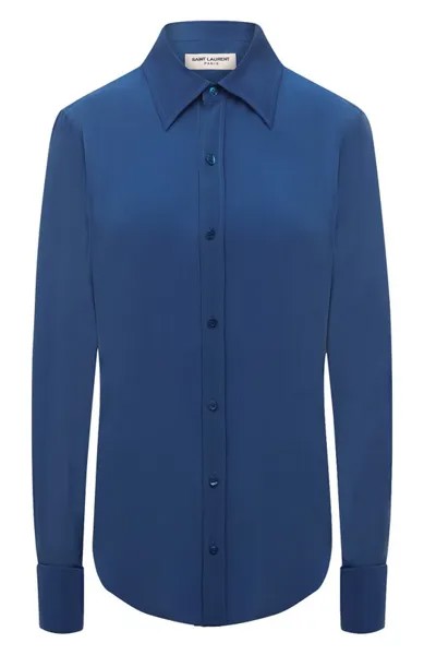 Шелковая рубашка Saint Laurent