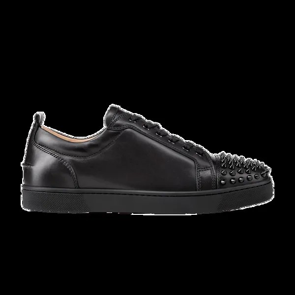 Кроссовки Christian Louboutin Louis Junior Spikes Flat 'Black', черный