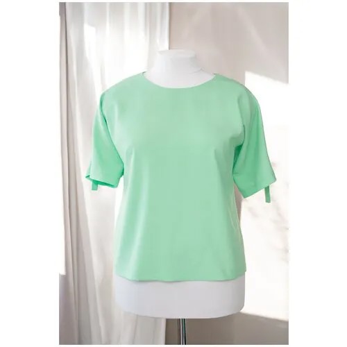 Блуза Mila Bezgerts, размер 44, зеленый