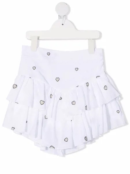 Miss Grant Kids юбка с оборками и блестками