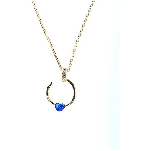 Колье XUPING JEWELRY, длина 45 см, синий