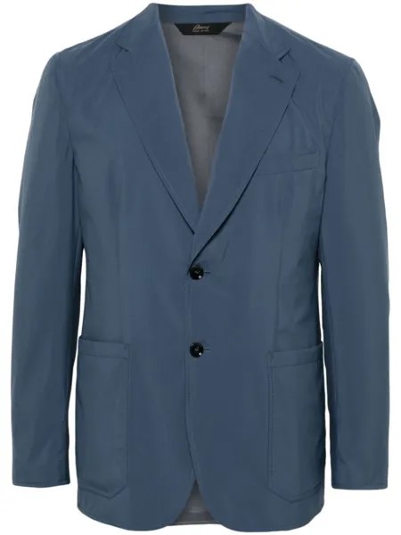 Brioni однобортный пиджак, синий