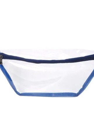 Поясная сумка унисекс DETORO 103-DT, синий/прозрачный