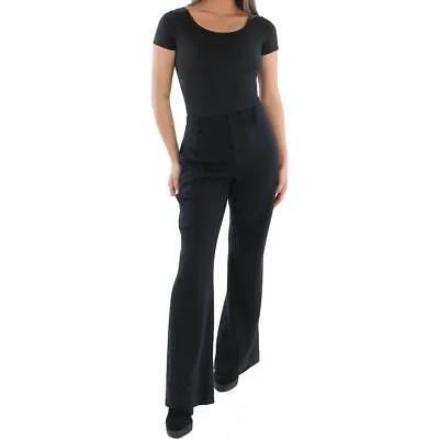 Женские черные брюки-клеш с высокой талией Vince 10 BHFO 1361