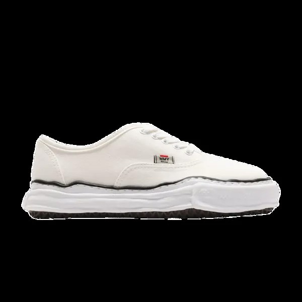 Кроссовки Maison Mihara Yasuhiro Baker OG Sole Canvas Low 'White', белый