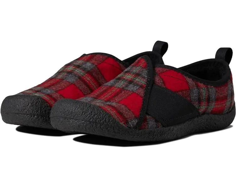 Домашняя обувь KEEN Howser Wrap, цвет Red Plaid/Black