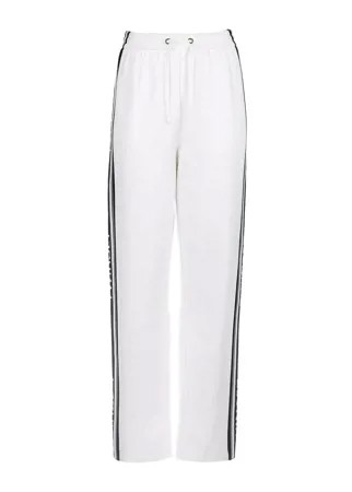 Белые спортивные брюки с лампасами TWINSET