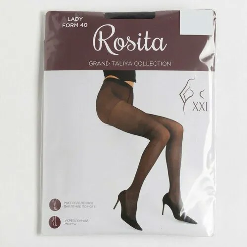 Колготки Rosita Lady Form 40, 40 den, размер 6, черный