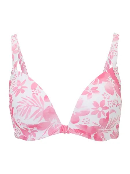 Треугольный топ бикини Hunkemöller Tropical, розовый