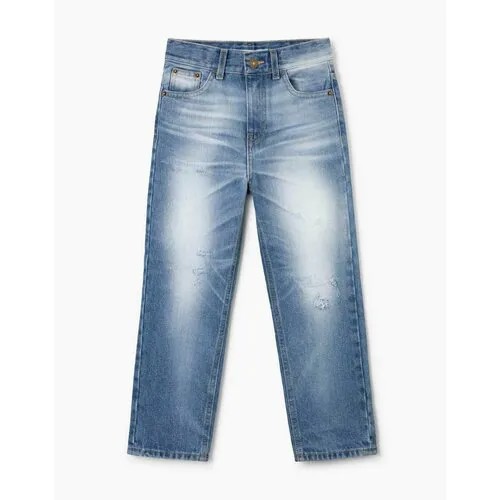 Джинсы  Gloria Jeans, размер 6-7л/122 (32), синий