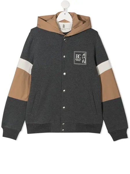 Brunello Cucinelli Kids куртка с капюшоном