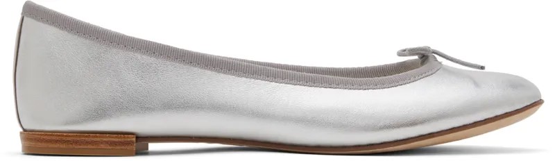 Серебряные балетки Cendrillon Repetto, цвет Silver