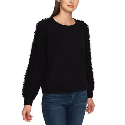 1.Черный женский пуловер с круглым вырезом State Wild Thing, топ XS BHFO 2563
