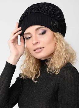 Берет из каракуля 03 c утеплителем, КАЛЯЕВ