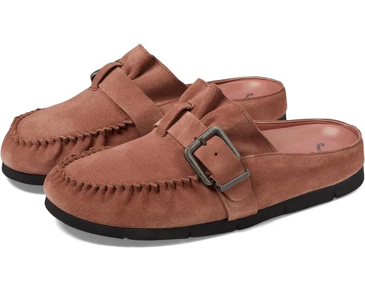 Сабо Free People After Riding Mule, цвет Sunset Sand Suede