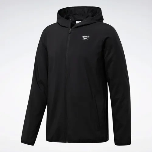 Куртка спортивная Reebok TE Woven Jacket, размер XXL, черный