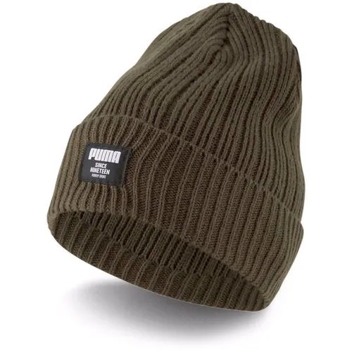 Шапка Puma Ribbed Classic Beanie Зеленый Adult 2283109