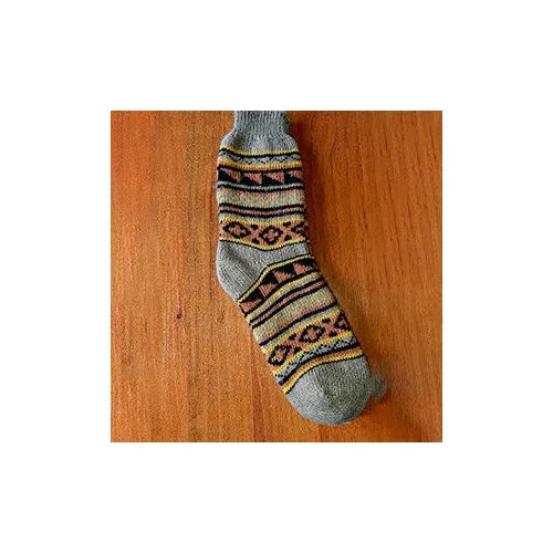 Носки Бабушкины носки, размер 41-43, желтый, бежевый, черный, оранжевый, серый, горчичный