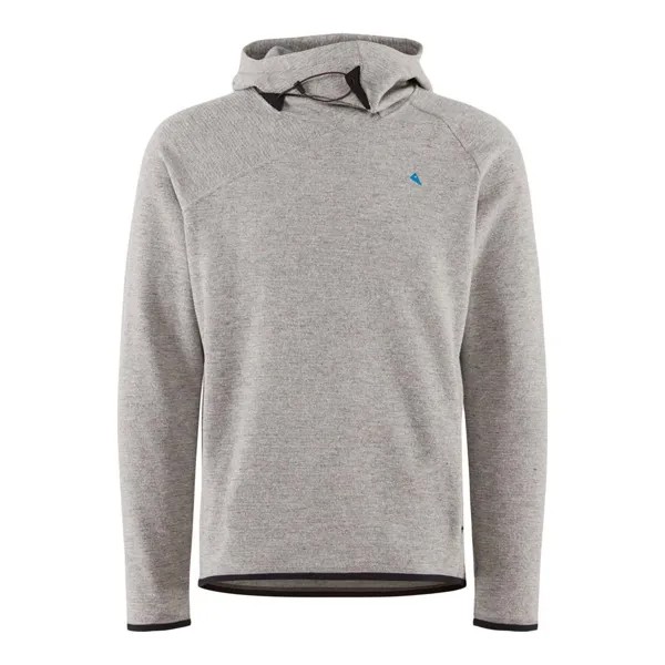 Худи Klättermusen Falen Wooly Fleece, серый