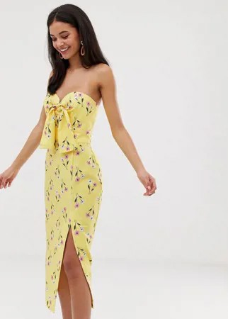 Платье миди Finders Keepers limoncello-Желтый