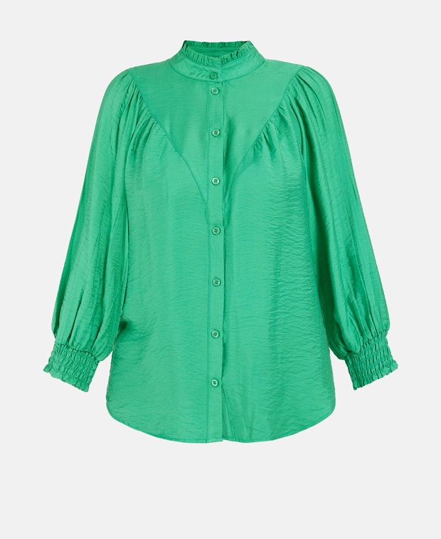 Рубашка блузка MbyM, зеленый