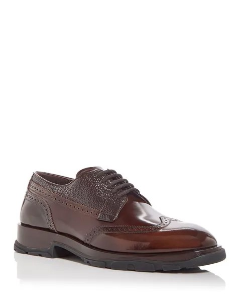 Мужские оксфорды Wingtip Brogue Alexander McQUEEN