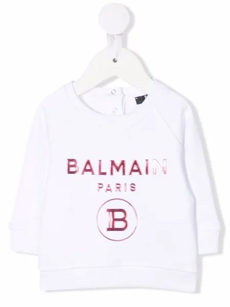 Balmain Kids толстовка с логотипом