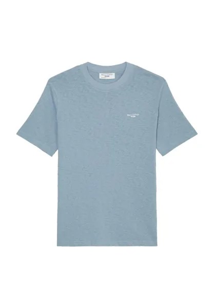 Футболка с логотипом, хлопок, мужская Marc O'Polo DENIM, синий