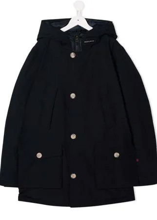 Woolrich Kids пуховик с капюшоном