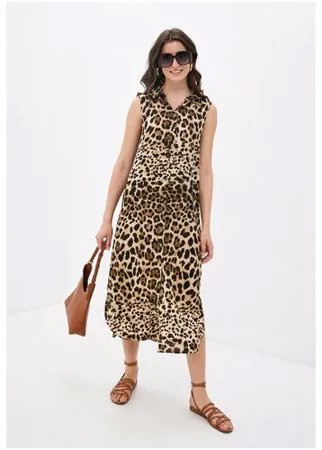 Платье - туника из вискозы Sunrise (PM France 221) размер XL (50), леопард