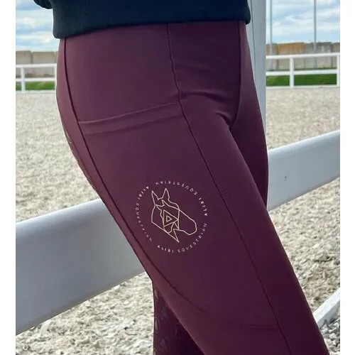 Бриджи ALIBI equestrian, размер L, бордовый