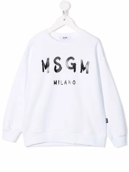 MSGM Kids толстовка с логотипом