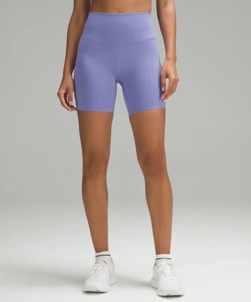 Шорты Wunder Train с высокой посадкой Lululemon, лавандовый