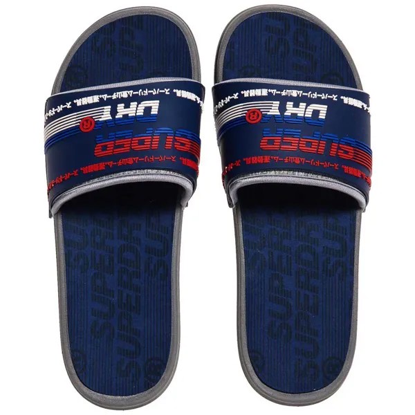 Шлепанцы Superdry Crewe Racer, синий