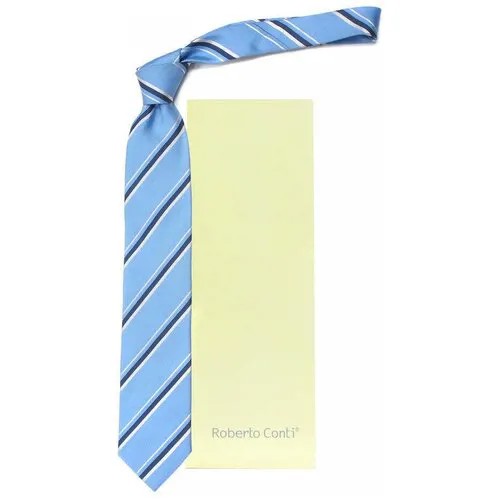 Мужской светло-голубой галстук Roberto Conti 820673