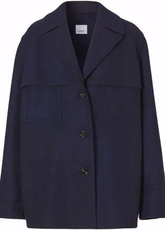 Burberry однобортный бушлат