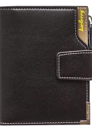 Мужское портмоне (кошелек) Baellerry Handy на застежке Темно-коричневый