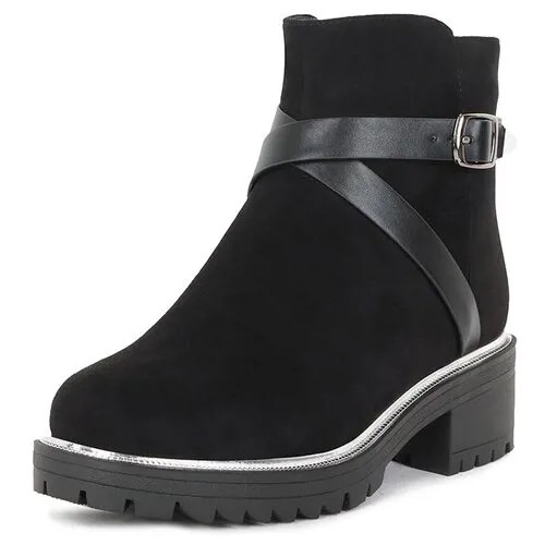 Полусапоги T.TACCARDI женские зимние JX20W-296, размер 39, цвет: черный