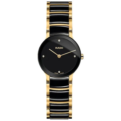 Наручные часы RADO Наручные часы Rado 963.0189.3.071, черный, золотой
