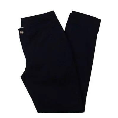 Maison Jules Женские темно-синие узкие укороченные повседневные брюки до щиколотки 0 BHFO 1731