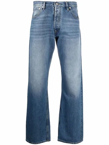 Maison Margiela джинсы прямого кроя, синий