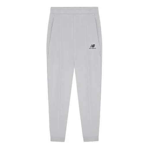 Брюки с логотипом, повседневные джоггеры New Balance, серый