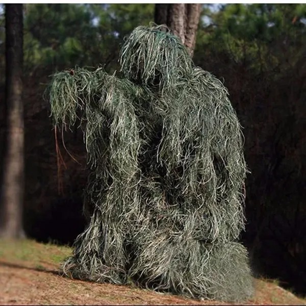 Охотничий костюм 3D Ghillie, тактические костюмы, снайперская Военная Тактическая камуфляжная одежда, армейская охотничья одежда, уличный кост...