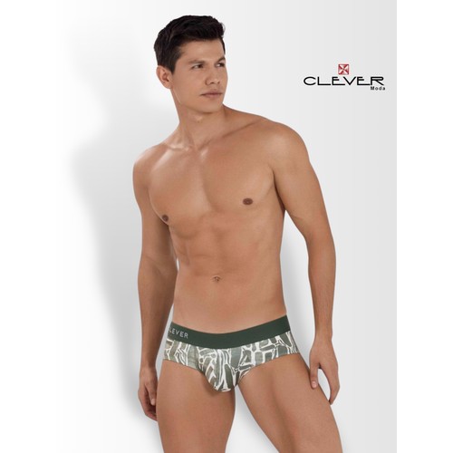 Трусы CLEVER Moda, размер L, хаки