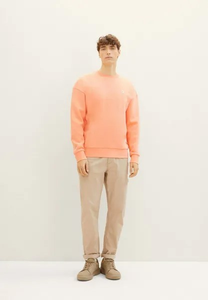 Свитшот TOM TAILOR DENIM, цвет clear coral