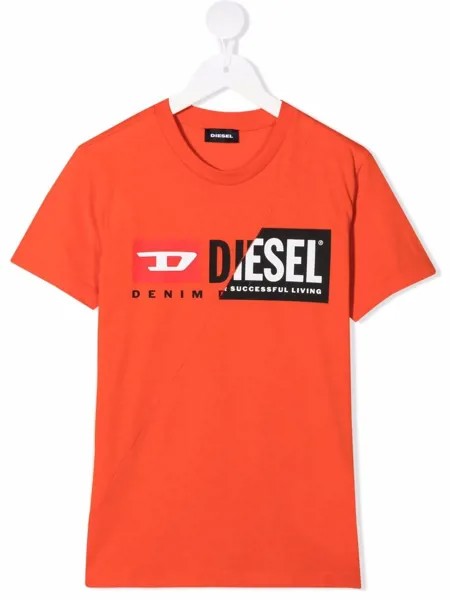 Diesel Kids футболка с логотипом