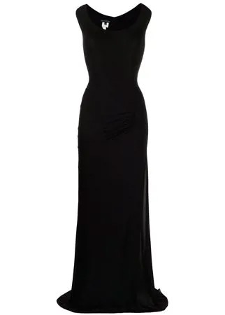 Herve L. Leroux вечернее платье с U-образным вырезом