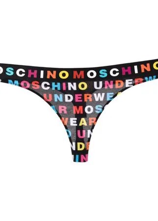 Moschino трусы-стринги с логотипом