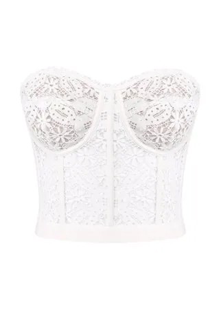 Хлопковый топ Alexander McQueen